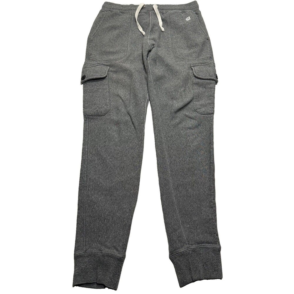 Champion + Todd Snyder Fleece Cargo Jogger Sweatpants 30" Medium Grey KN164004